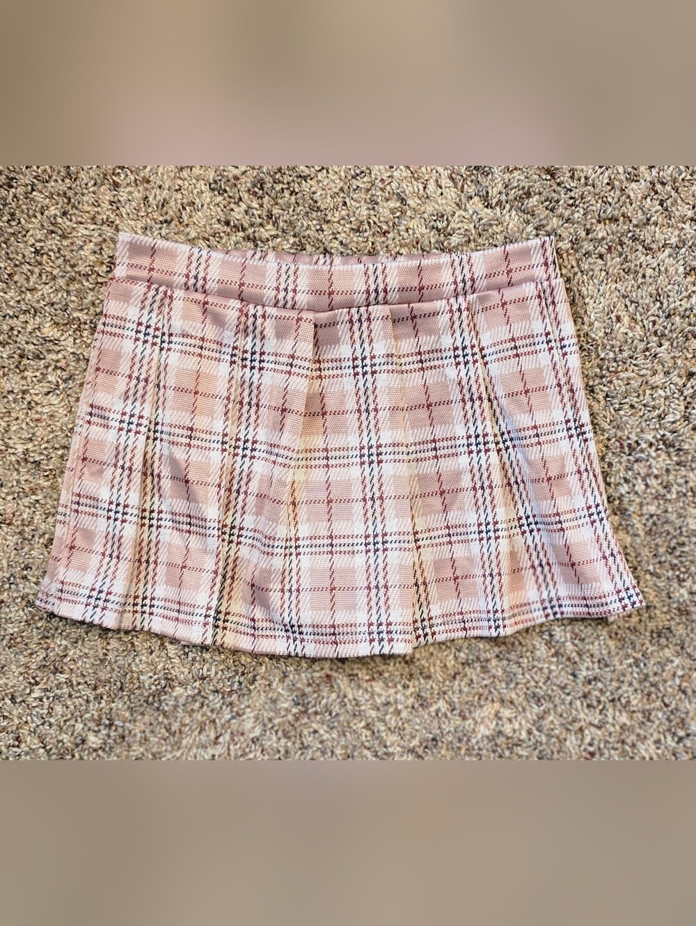 Pink Plaid Girls Skort Size 3T